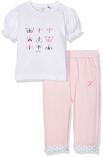 natubini Baby-Mädchen Bekleidungsset Set aus Hose und T-Shirt Bio-Baumwolle