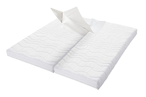 blupalu Doppelbettbrücke Liebesbrücke Matratzenkeil zum Aufblasen – für bis zu 8 cm breite Bett Ritzen – Bettzubehör - 2