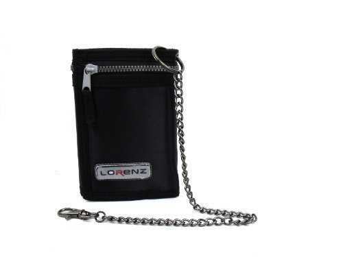 Lorenz - Cartera para hombre  Negro negro