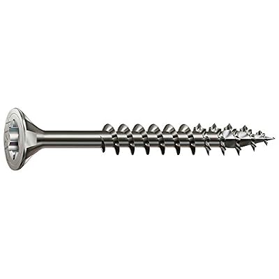 Spax - Vis universelle, tête fraisée, T de Star Plus, 4 Cut, filetage partiel, acier inoxydable A2, 1.4567-0197000350303, 0197000601003