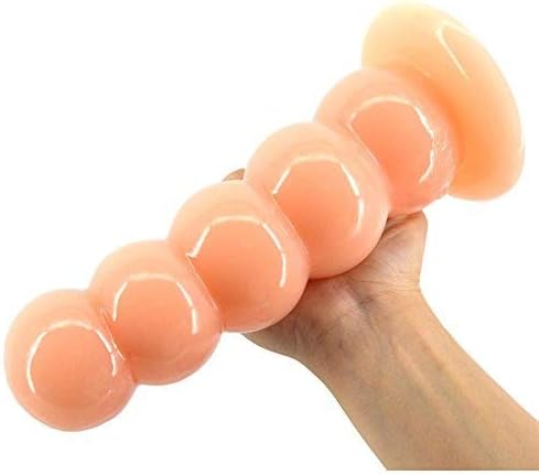 Realistic Dildo with High Quality PVC Bendable Silicone G Point Orgasm Massage Stick Couple Flirting Sex Toys (Flesh Color)