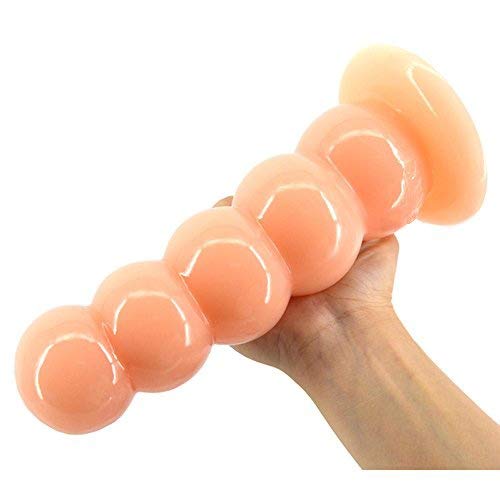 Realistic Dildo with High Quality PVC Bendable Silicone G Point Orgasm Massage Stick Couple Flirting Sex Toys (Flesh Color)