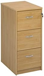 DAMS 3 Draw Filing Cabinet-Oak, 65x48x104.5 cm