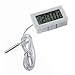 Produktbild Kongnijiwa Werkzeug Digital-Aquarium LCD-Thermometer Schwarz Temperaturmonitor mit externem Fühler für Fisch-Behälter-Wasser