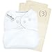 Econobum One Size Resuable Cloth Nappy - 1 Cover with 3 Prefolds