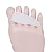 1 Pair of Gel Toe Crests/Props/Cushions with Loop---White