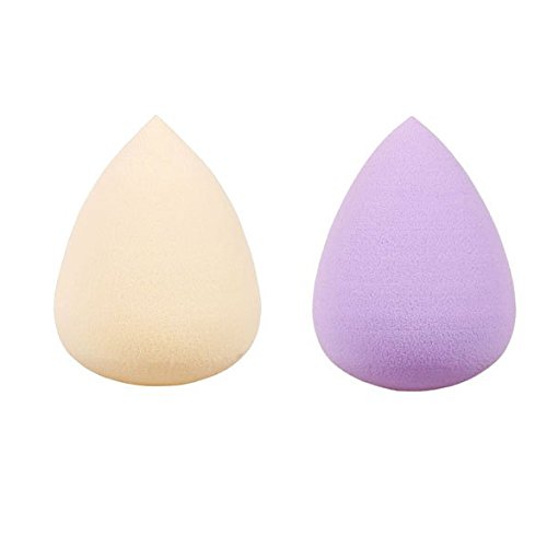 SODIAL(R) Bundle Monster 2pc Pro Beauty Flawless Makeup Blender Foundation Puff Multi Shape Sponges