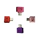 Cable Hunter™ Simply and Stylish Little Adapter Micro USB OTG to USB 2.0 Adapter - Multi Colour (4 Pack) RS.179.00