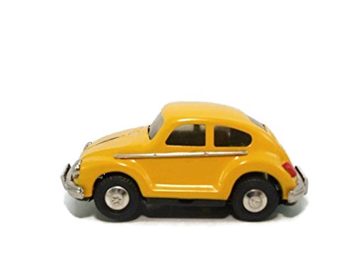 Juguete Vintage de Hojalata Coche Beetle Amarillo - Colección