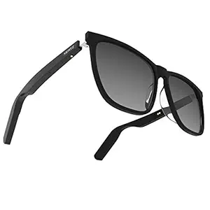 Xertz Optio XZ01 Audio Sunglasses, Black with True Wireless Stereo Speakers and Bluetooth connectivity