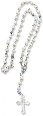 Mini-Rosary White/Blue