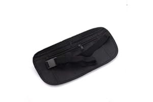 GDZTBS Ceinture d'argent de Voyage Sécurisée, Portefeuille de Voyage Caché, Portefeuilles de Passeport Antivol pour Hommes et Femmes, Sac de Voyage, Sac de Poitrine