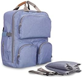 Fashion Mom/Mommy Backpack/Bag with Large Capacity005 (Blue)