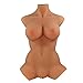 Produktbild FIZZENN 3D Sex Liebespuppe TPR Full Solidmasturbator Sexy weiblicher Torso mit Vagina und großer Brust Liebespuppe für männliche Masturbator Fleisch Farbe, diskrete Verpackung