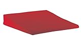 Orthopädisches Kinder-Keilkissen 30cm x 30cm x 5cm aus 100 % Baumwollbezug - Farbe: rot