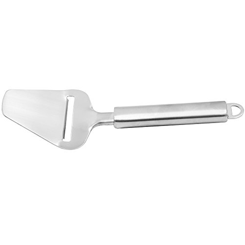 Käseschneider, Bukm, Käse-Schneidmaschine, Edelstahl-Scherblock mit ergonomischem Griff-Entwurf, für harten Käse, Scheibe-Schinken, Kuchen u. Sandwiche, Silber - 4