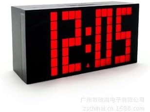 XW-Digital electronic clock calendar digital fashion watch luminous clock digital clock mute,gules