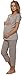 Italian Fashion Marianna Pyjamas- Short Sleeve & 3/4 Bottoms,Size M,Beige