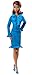 Produktbild Barbie Mattel DGW57 Fashion Model Collection Suit, blau