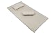 Produktbild Liege Set: Rollmatte 100x200 + Kopfkissen 40x60 + Rolle 50x14 mit Buchweizenfüllung und Leinenbezug