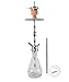Produktbild Amy Shisha Deluxe Glorious 630D Silver-Shaft White-2