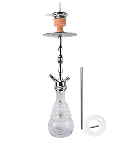Preisvergleich Produktbild Amy Shisha Deluxe Glorious 630D Silver-Shaft White-2