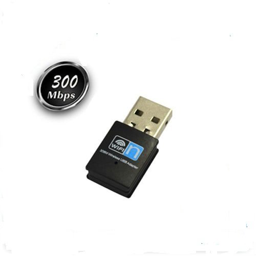 Preisvergleich Produktbild WLAN USB 2.0 Stick 300 Mbit Wireless LAN Mini Dongle