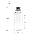 6PCS 10ml/15ml/20ml/30ml Empty Clear Travel Portable Refillable Plastic Essential Oils Powders Creams Small Bottle Jar Container with Aluminum Silver Lid (30ml/ 1oz)