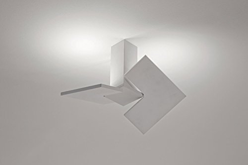 Preisvergleich Produktbild Studio Italia Deckenleuchte PUZZLE Weiß matt Handarbeit,Made in Italy