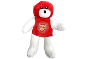 Forever Collectibles UK Limited Soft stuffed bear compatible with Arsenal bear logo, Red and White