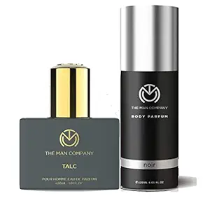 The Man Company Daily Fragrance Kit for Men | Long Lasting Smell | Body Spray for Men | Perfume for Men | Perfume Set for Him, Husband, Boyfriend - Combo Pack of 2