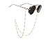 Produktbild Brillen Kette Wulst Brillen Sonnenbrillen Kette Brillen Ketten und Schnüre Hals Strap Halter für Frauen Gold -81cm