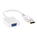 Produktbild Crewell Adapterkabel DP DisplayPort Stecker auf VGA Buchse für PC Laptop
