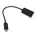 Produktbild Schwarz OTG Kabel Micro-USB-Stecker auf USB-Buchse Micro-USB 2.0 OTG-Kabel-Adapter für Samsung S7 S6 Edge-S4 S3, LG G4, DJI Spark-Mavic Fernbedienung, Android Tablets