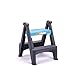 Produktbild Folding 2-Stufen-Leiter, Ladder Home Folding Ladder Autowäsche Professional Zwei-Stufenleiter Thick Plastic Pedal Indoor Ladder (Farbe : Blau)