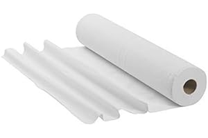 ANTIGUA HEALTH CARE Drap D'examen Gaufré - Pure Ouate Blanche 2x18g/m² - Le Rouleau - Type 135 Formats - Dimension 50x35cm - Ft10032_1 - Fabricant Français