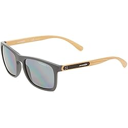 Arnette Burnside, Gafas de Sol para Hombre, Matte Grey, 56