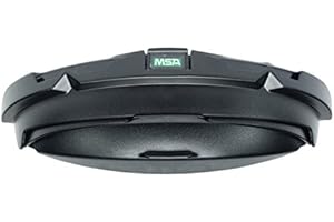 MSA Safety 10115828 V-Gard Protège-menton rétractable standard en plastique Noir