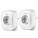 Produktbild Smart Steckdose 2er Pack, ANCCY Intelligente WLAN Steckdose Kompatibel mit Google Assitant und IFTTT, Timer Zeitplan/Überwachung des Stromverbrauchs, Unterstützung 2.4GHz Netzwerk