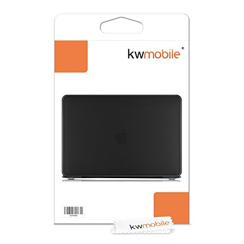 kwmobile Hardcase Laptop Hülle für Apple MacBook Pro Retina 13″ (ab Ende 2012) – Schwarz dünne gummierte Schutzhülle Cover Case Tasche - 7