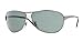 Produktbild Ray Ban Warrior (RB3342) GunMetal/Crystal Green Polarized Sunglasses (RB3342-004-58-63-12-125)