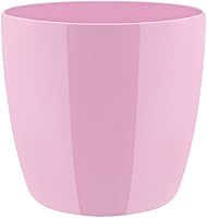 Elho 2054364 Brussels Diamant Pot de Fleur Ronde Mill&eacute;sime Ros&eacute; 18 x 18 x 17 cm