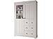 Produktbild FOREST Vorratsschrank Küchenschrank Schrank Küche Buffetschrank 115 x 35 x 180 cm Kiefer massiv weiß Landhaus