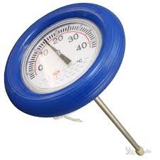 well2wellness® Poolthermometer / Schwimmbad – Thermometer mit blauem Schwimmring - 2