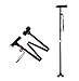 Produktbild Bouting Tragbar Gehstock Faltbar KrüCken HöHenverstellbar Wanderstock Teleskop Spazierstock LED Light Mit Alarms FüR äLtere Menschen