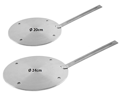 Induktionsadapter / Adapterplatte mit Griff in versch. Größen Größe 20cm