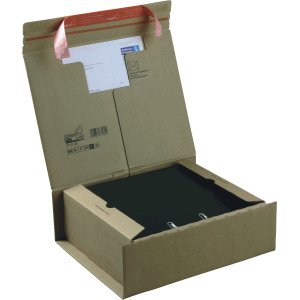 Preisvergleich Produktbild 10 x ColomPac Versandkarton 330x290x120mm selbstklebend braun