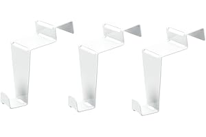 ‎IDEEN MIT HERZ Ideen mit Herz Deko-Fenster- & Türhaken | Design 2 | 6,5 cm x 3 cm x 6,1 cm | weiß | 3 Stück