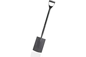 PaMeer Sturdy Garden Digging Spade, Lightweight Trench Spade, Wrist And Back Convenient Garden Spade, Multi Functional Camping Spade(100 * 18.5 * 9 Cm)