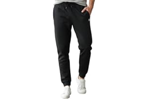 NavyBlue Yacht Pantaloni Tuta Uomo Invernale in Cotone Felpato. Pantalone Lungo con Tasche ed Elastico alle Caviglie. Taglie Oversize